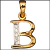B - Shape Diamond Pendant (Fdilct0037) - Click here to View more details about this Product